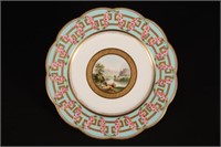 19th Century Davenport Porcelain Plate,