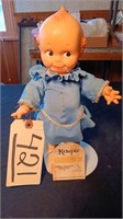 11” Vinyl Kewpie Doll With Tag. Near Mint!