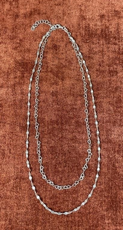 .925 Two-Strand Ladies Necklace