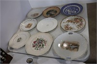 LOT OF ANTIQUE PAINTED PLATES