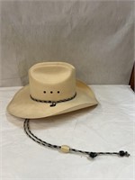 Stetson Natural Straw Cowboy Hat 6 3//4