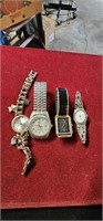 Lot of 4 Vintage wrist watches Sergio Valentino