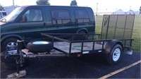 2012 Carry On 5x10 single axle trailer with ramp