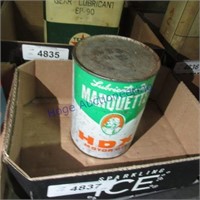 Marquette HDX motor oil can 1 qt w/ contents