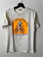 Vintage Cycle Fest Wear a Helmet David Shirt