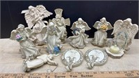 Cast Resin Angel Figures.   NO SHIPPING