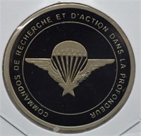 French Paratrooper Challenge Coin; Uncirculated