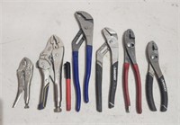 Vice Grips, Channel Locks, Pliers