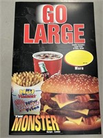 Hardee’s Monster Burger Poster