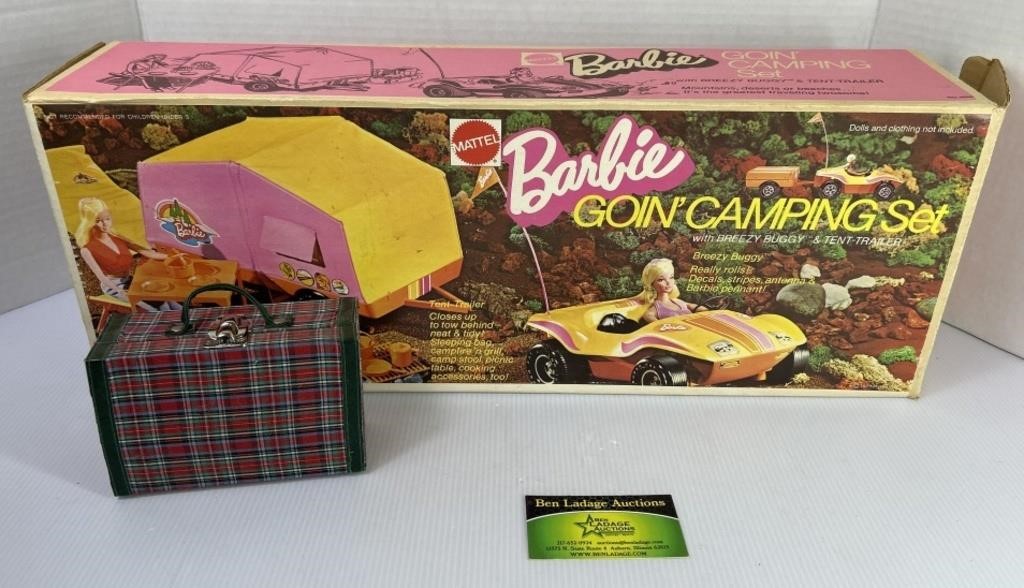 Mattel Barbie Goin Camping Set With Doll Clothes