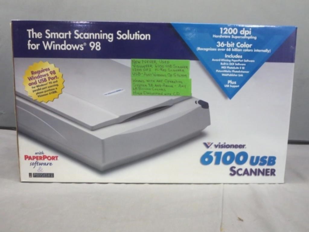 NEW Vision 6100 USB Scanner