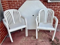 Kettler Lord Outdoor Chairs (4) & Table Top