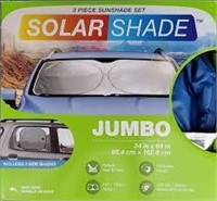 Type S Solar Shade 3pc Kit - Jumbo 34 x 64