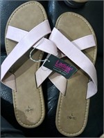 Pink Designer Sandals NEW Size Large