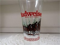 Budweiser Clydesdales Beer Glass