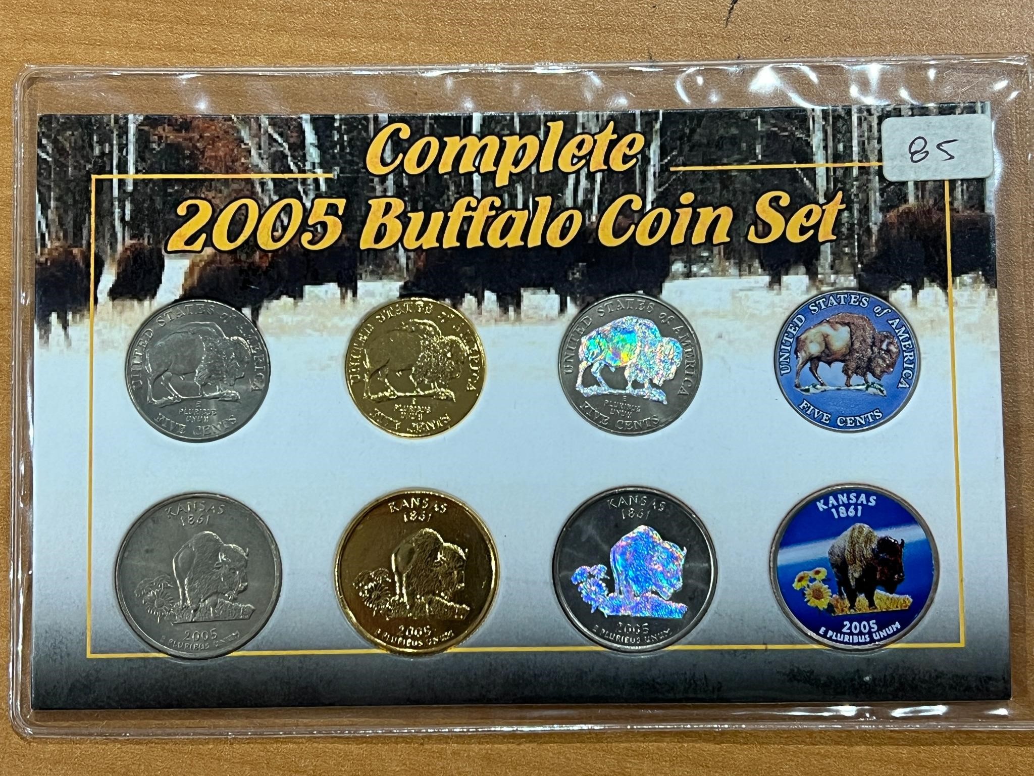 2005 U.S.A. Colonized Buffalo Coin Set