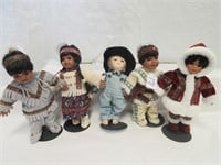 Small Baby Dolls on Stands (Quantity of 5)