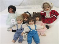 Small Baby Dolls (Quantity of 6) Basket Babies