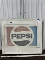 Vintage Metal Pepsi Sign