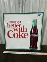 Vintage Metal Coke Sign