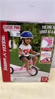 NEW RADIO FLYER CLASSIC PINK 10" TRICYCLE IN BOX
