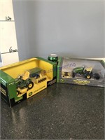 ERTL JD SST16 & X728 garden tractor