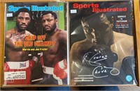 (2) Signed Sports Illustrated Magazines - Boxers