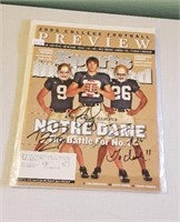 Sports Illustrated Magazine Signed Tom