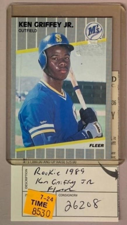 1989 FLEER KEN GRIFFEY JR ROOKIE CARD