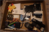 Lot of Misc Office Supplies, Bell, mouse,