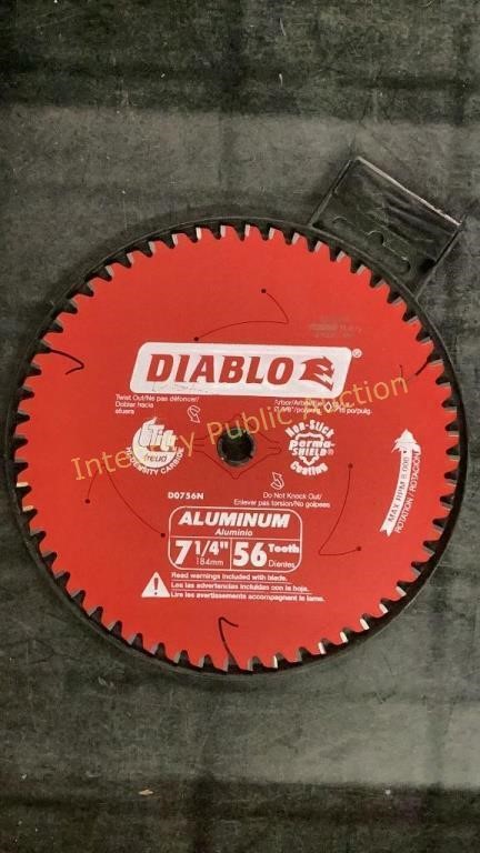 Diablo Aluminum 7 1/4 in Saw Blade