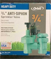 Heavy Duty 3/4” Anti-Siphon Sprinkler Valve