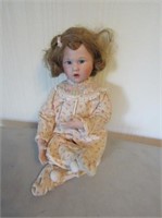 Porcelain Doll "Katie" With Stand