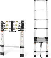 Telescopic Ladder, 6.5FT RIKADE Aluminum Telescopi