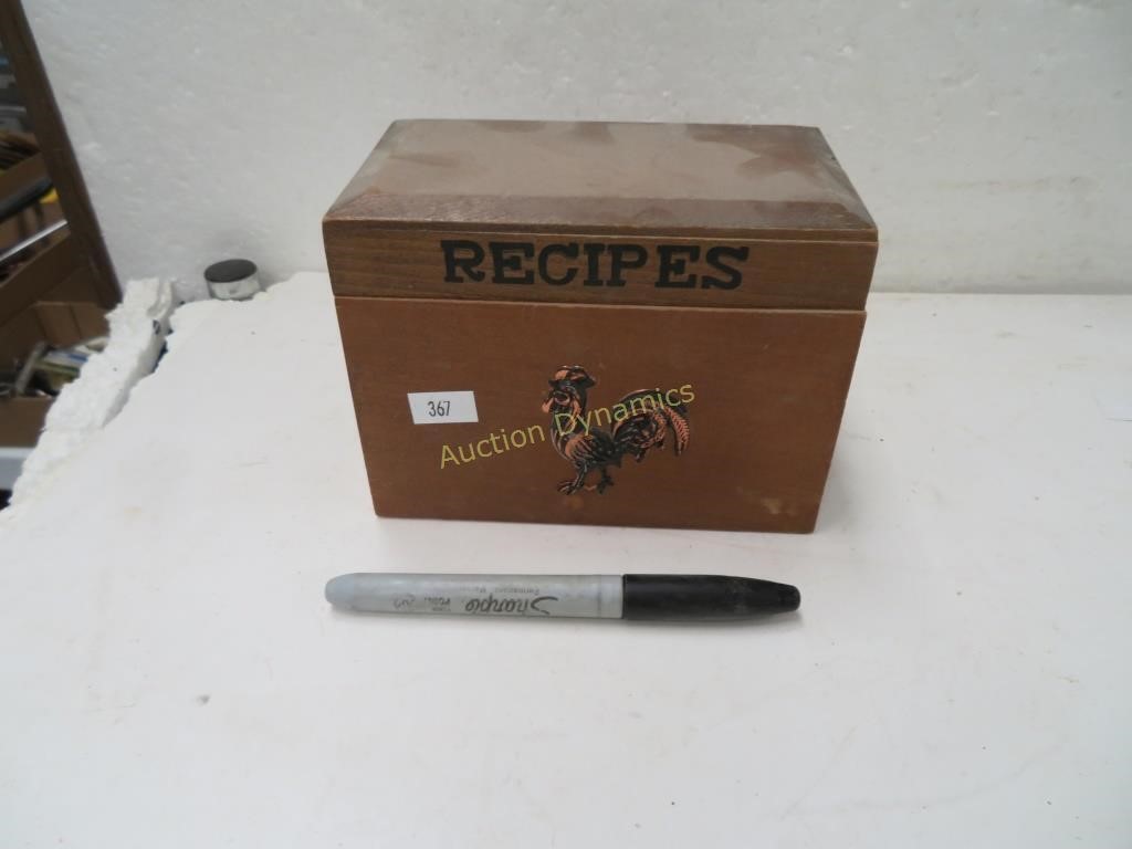 Wooden box w/ used watches,