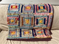 Hand sawn twin/ full quilt