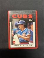 TOPPS 1986 DAVE LOPES