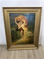 The Storm Painting Print by Pierre Auguste Cot