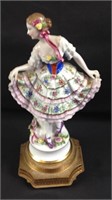 13 inch porcelain figure music box