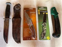 Various Knives - Remington, Ozark, etc.