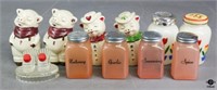 Salt & Pepper Sets and Spice Jars / 8 pc