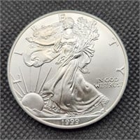 1999 Silver American Eagle $1 1 Oz.