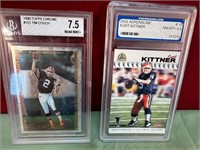 2 GRADED FOOTBALL CARDS