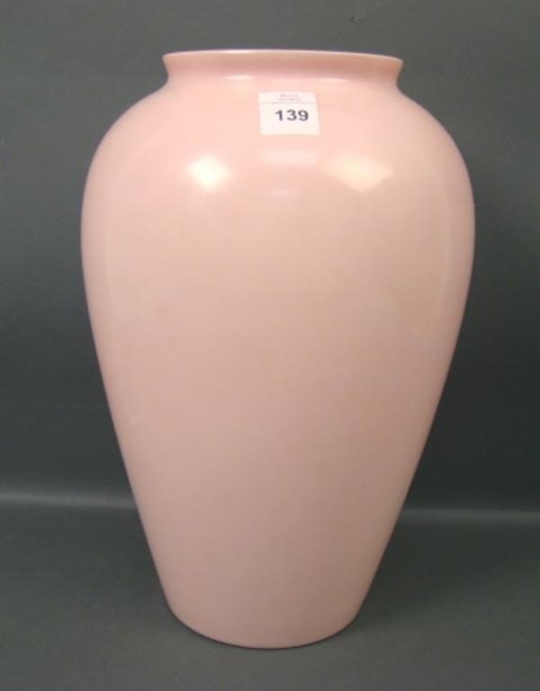 Consolidated Pink Stain Cupped Vase