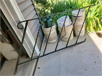 Wrought iron stair rail