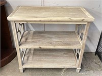 Farmhouse Style 3 Tiered Console Table