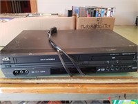 VHS/DVD player and several religious DVDs