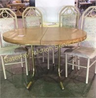 Kitchen Table with 4 Chairs Table is 47 x 42