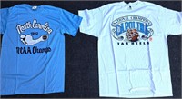 PAIR VINTAGE TAR HEELS VINTAGE T SHIRTS NICE SHAPE