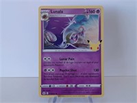 Pokemon Card Rare Lunala Holo Stamped